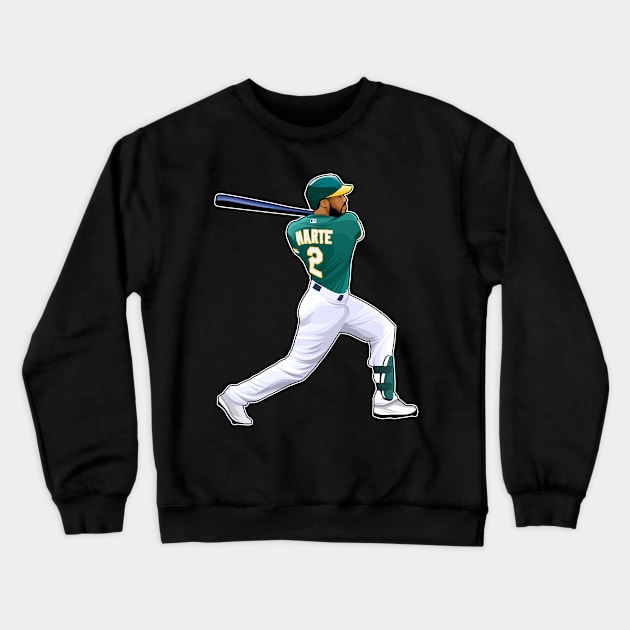 Starling Marte #2 Hits Double Crewneck Sweatshirt by RunAndGow